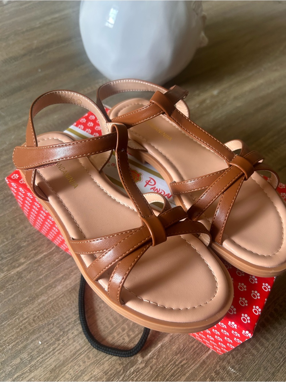 Kids Brown Strappy Sandals - Comfortable Summer Footwear